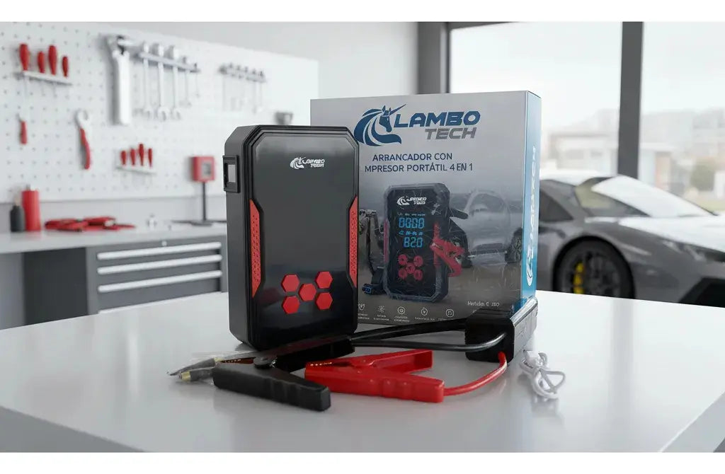 Arrancador Inflador A Bateria De Auto