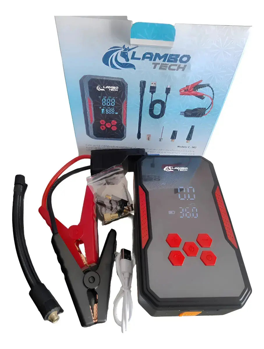 Arrancador Inflador A Bateria De Auto