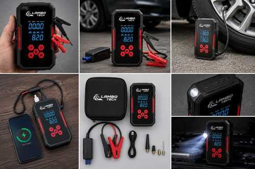 Arrancador Inflador A Bateria De Auto