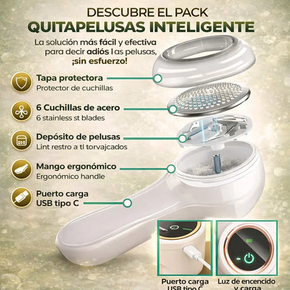 Tu casa sin pelusas en minutos.Ropa, sofá y coche limpios sin esfuerzo con un solo pack