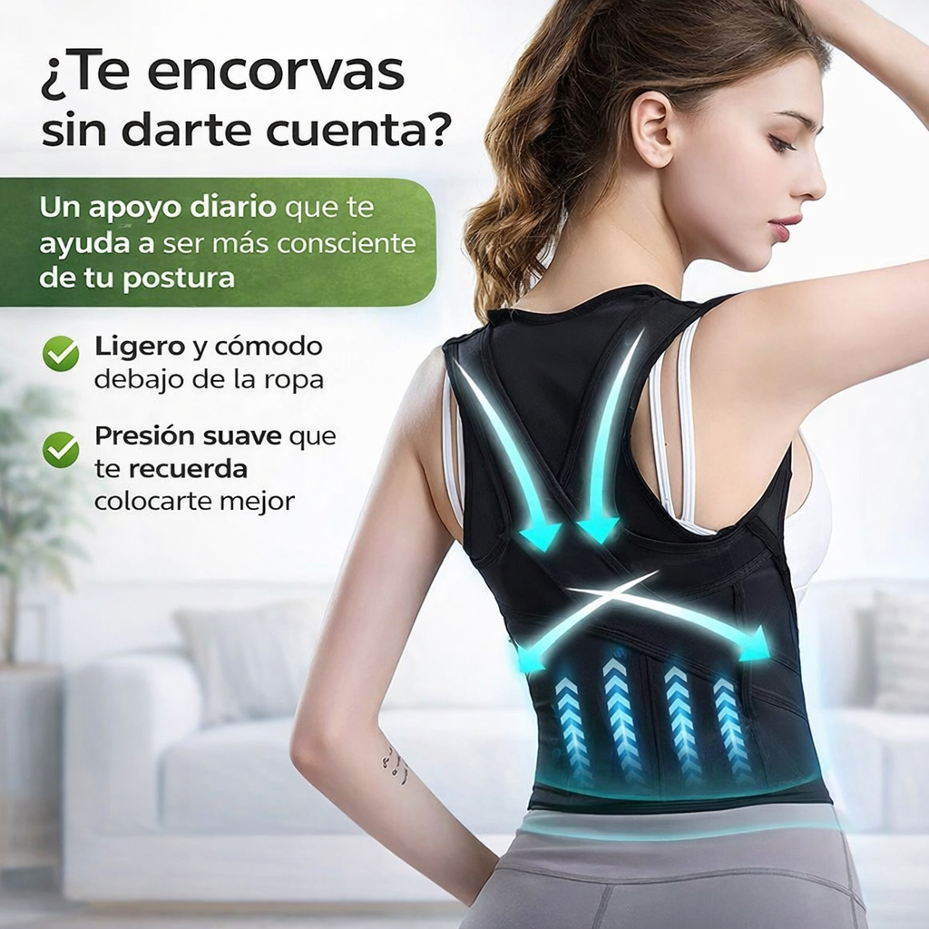 Corrector de Postura Ergonómico™ – Alivia Dolor y Mejora tu Postura