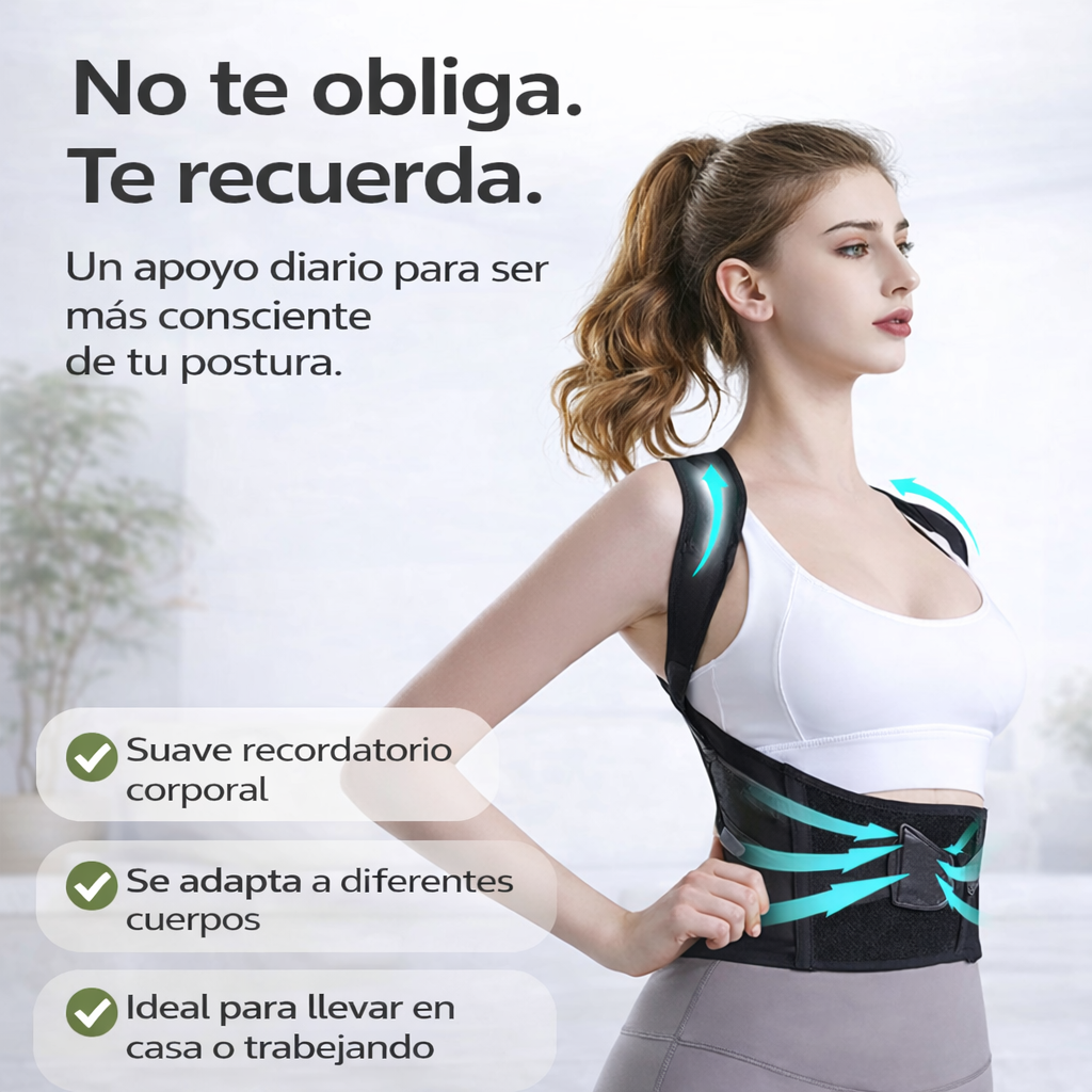 Corrector de Postura Ergonómico™ – Alivia Dolor y Mejora tu Postura