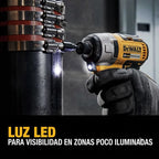 Atornillador de Impacto 20V MAX, 1/4 Pulgada, Batería y Cargador Incluidos (DCF787D1)