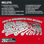 Juego de herramientas mecánicas de 262 piezas con caja VERSASTACK -  Craftsman