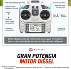 Cortadora de Césped a Control Remoto en Oferta, Giro Flexible, Fácil Operación, para Granjas y Áreas Amplias