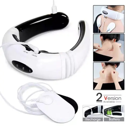Pack Alivio Cervical 2 en 1™ Masajeador Cervical EMS + Collarín Terapéutico GRATIS